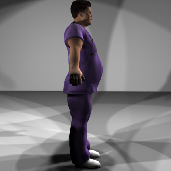 3d model rigged medical personnel - Medical Personnel Collection Rigged - Men #2 by MasonMotion
